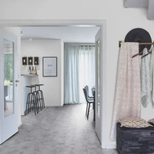 Zertifiziert Adramaq Designer's LVT Two | Silber metallic - Dryback